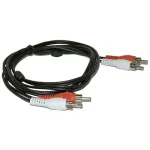 Kabelis MicroConnect RCA (Cinch) x2 - RCA (Cinch) x2 5m juoda (AUDCC5)