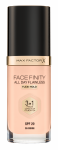 "Max Factor Facefinity 3in1" Maskuoklis ir makiažo pagrindas 55-rusvai gelsvas" 30ml