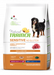 Natural Trainer ADULT DOG SENSITIVE be gliuteno Medium/Maxi su ėriena 3kg
