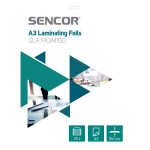 Sencor Laminavimo plėvelė A3 25vnt Sencor SLA FA3M150
