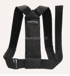 Swedish Posture Laikysenos korektorius Flexi, juodas, L-XL