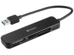 Sandberg USB 3.0 ki&scaron;eninis kortelių skaitytuvas