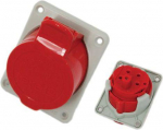 Tarel 16A 400V 3P + Z IP44 siūlų terminalai (114)