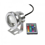 IP67 10W 12V RGB LED &scaron;viestuvas su nuotolinio valdymo pulteliu