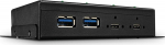 USB Hub - LINDY 4 Port USB 3.2 Gen 2 Type C Metalinis Hub, 10 Gbps