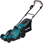 Makita DLM330RT akumuliatorinė vejapjovė 18 V ličio jonų, 1 x 5,0 Ah, DC18RC, 33 cm, 3 viename (pjovimas / surinkimas / mulčiavimas), 12,6kg,