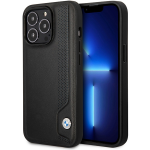 Apple iPhone 14 Pro Max BMW dėklas odinis Mėlyna Dots (BMHCP14X22RBDK) juodos spalvos