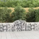 I&scaron;lenkti gabiono krep&scaron;iai, 40vnt., 200x50x60/80cm, geležis