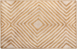 Shumee Medvilnės kilimas 140 x 200 cm smėlio spalvos PIRLI