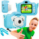 Mėlyna Extralink kids camera h28 single mėlynas