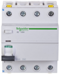 Schneider A9Z11491 Liekamosios srovės grandinės pertraukiklis 4P 100A 0,03A tipas AC iID A9Z11491