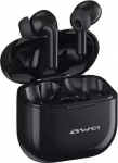 Bluetooth 5.3 Ausinės + AWEI Docking Station (T1Pro) juodos spalvos