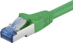 Goobay CAT 6A S/FTP LAN Patchcord laidas, žalias, 1 m