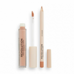 Rinkinys &bdquo;Makeup Revolution&ldquo;: skysti lūpų dažai &bdquo;Makeup Revolution Stunner&ldquo;, 3 ml + lūpų pie&scaron;tukas &bdquo;Makeup Revolution Precision Lip Liner Stunner&ldquo;, 1 g