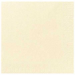 Servetėlės Duni 33x33 cm, 3 sluoksnių, kreminės spalvos, 125 vnt., 8 pakuotės po 125 vnt./dėžutėje