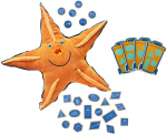 Dėlionė Beleduc edukacinė priemonė - Jūros žvaigždė "Mr.Bubbles" (42047)