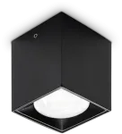 Lubinis &scaron;viestuvas Ideal Lux 5W LED pavir&scaron;inis &scaron;viestuvas DOT, juodas, 3000K, dimeriuojamas, 319803