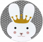 Dywan TINIES BUNNY spalva pilka 140x190 Hakano