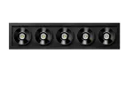 10,5W LED įleidžiamas &scaron;viestuvas Juodas FOSTER, juodas, 3000K, DALI