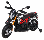 Ramiz Elektrinis vaikų motoroleris 2x12V, 2 pavaros, muzika, nuo 3 metų, juodas