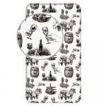 Wine Paklodė su guma, 90x200+25 cm