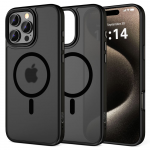Apple iPhone 16 Pro Tech-Protect Magmat MagSafe Matte dėklas telefonui juodos spalvos
