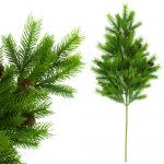 Dirbtinė eglės &scaron;akelė su kankorėžiais, 1 vnt.