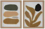 Plakatas Paveikslas Home ESPRIT Abstraktus Miesto 30 x 2,5 x 40 cm (2 vnt.)