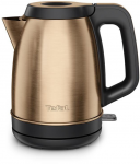 TEFAL Coppertinto Virdulys | KI280G10 | Electric | 2400 W | 1.7 L | Nerūdijantis plienas | 360&deg; rotational base | Copper/Juodas