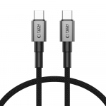 Tech-Protect UltraBoost DNA USB-C PD100W/5A kabelis 50cm &ndash; pilkas