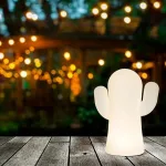 11W LED įkraunamas &scaron;viestuvas PANCHITO, baltas, 6000K/RGB, IP43, su microUSB jungtimi
