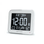 Muse | Sieninis laikrodis with Alarm Function | M-090 WMC | Baltas
