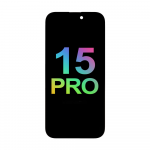 Dėklas Oem Mecanico Soft OLED Screen Incell for Iphone 15 Pro juodas with frame (Support IC Transplant)