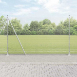 Tvorelės stulpas Sidabro 10 x 1,5 m (12 x 12 mm tinklinė ritė)