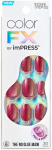 Kiss My Face Kiss Self-adhesive nails imPRESS Color FX (Walk Out) 30 pcs nagų priežiūros priemonė Moterims