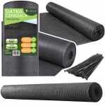 Lean Apsauginis tinklas tvorai, 1.5 x 10 m, 140 g/m&sup2;