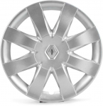 Originalus Renault ratlankio dangtelis 15 colių sidabrinis Clio III Modus 8200388742