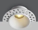 7W LED užglaistomas &scaron;viestuvas, baltas, 3000/3500/4000K, 10107JTR/W/V