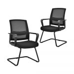 Bonideco Select Rinkinys i&scaron; 2 biuro kėdžių 60x54,5x94cm., juodos spalvos