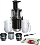 Bosch Liantek Electrical Appliances Lėtaeigė sulčiaspaudė, VitaExtract, 150 W, Juoda, &scaron;iau&scaron;to nerūdijančio plieno MESM731M