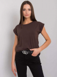 Basic Feel Good T-shirt-RV-TS-4833.24P-ciemny ruda