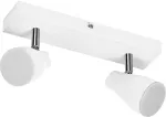 Lubinis &scaron;viestuvas Pavir&scaron;inis &scaron;viestuvas SPOT, 2xGU10, baltas, su 2x4,3W 2700K LED lemputėm