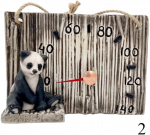 Timo Keraamika Keraminis pirties termometras - panda, 2