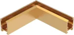 Pavir&scaron;inio magnetinės sistemos ZAMBELIS MAGNETIC 6MM bėgelio horizontalus kampinis sujungimas, 24V, žalvario sp., 25233
