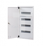 Kanlux 35682 Metalinis modulinis skirstomasis įrenginys 4x12, įleidžiamas IP30 N+PE I klasė, baltos durys KP-DB-I-MF-412 balta 35682
