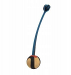 Barry King Odinis &scaron;unų žaislas Kamuolys su virve, mėlynas, 40 cm