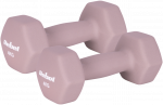 HEX 2x4kg neopreno ketaus hanteliai, REBEL ACTIVE