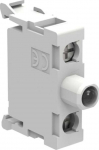 Lovato Electric LED lemputė, mėlyna, nuolat &scaron;viečia, montuojama ant galinės sienos, 187&ndash;265 V kintamoji srovė LPXLPBM6