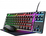 Trust GXT794 3-in-1 Gaming Bundle Bundle bestehend aus Klaviatūra, Maus und Mauspad