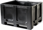 ISORT pramoninė paletinė dėžė R3 ECO, 100x120 cm, 610 l, juoda